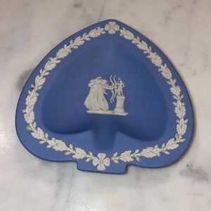 Wedgwood Jasperware Heart Shaped Ring Dish Trinket Holder